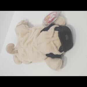 Ty Beanie Baby Pug Plush Toy